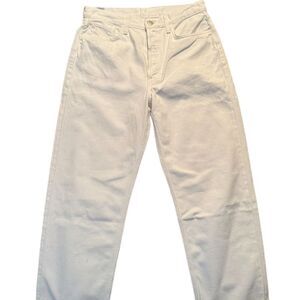 Ética Women's White Straight Jeans I Size 31 Sustainable Denim